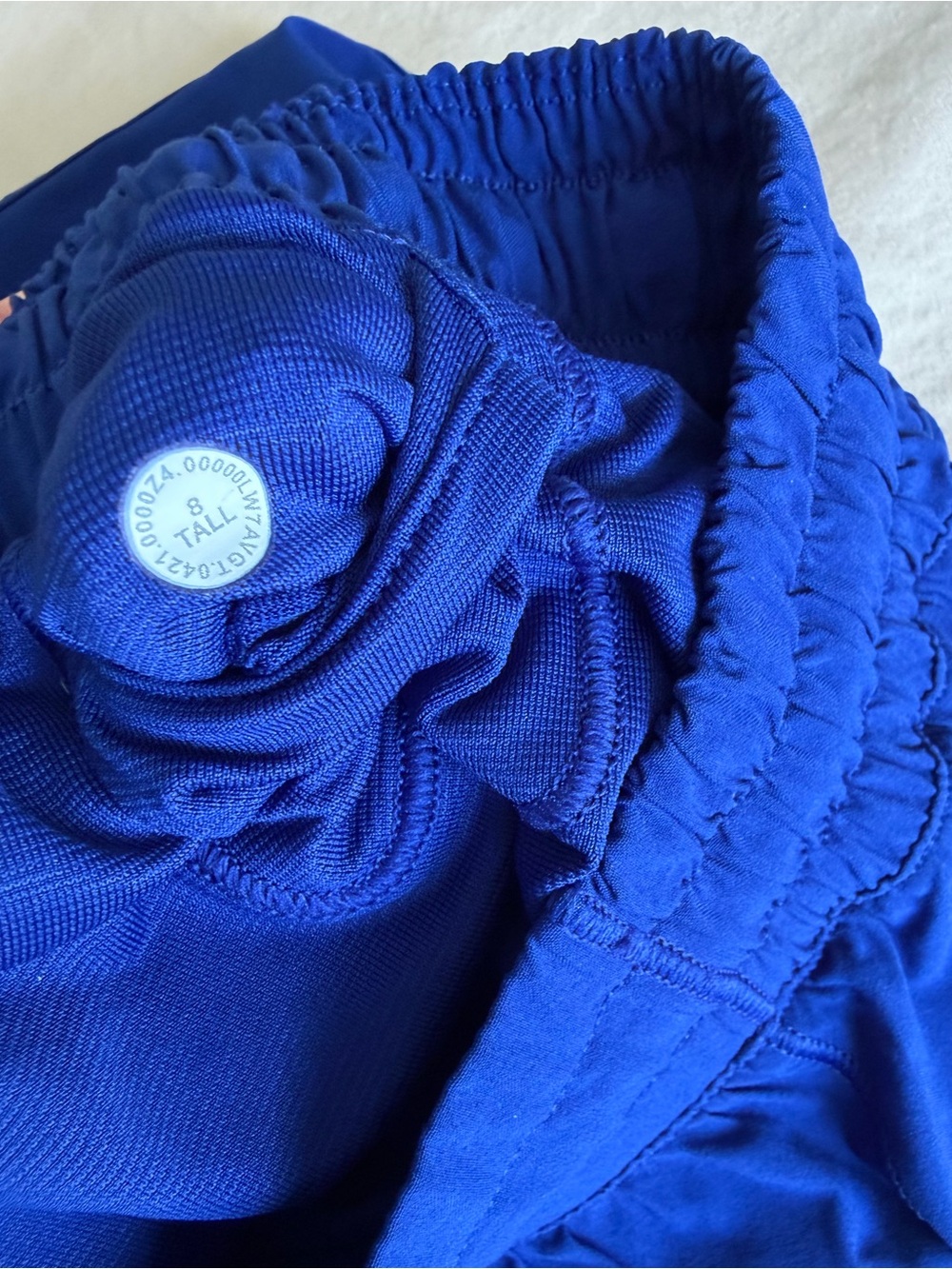 lululemon athletica Women's Athletic Shorts in Cobalt Blue 8 Tall - Picture 3 of 3